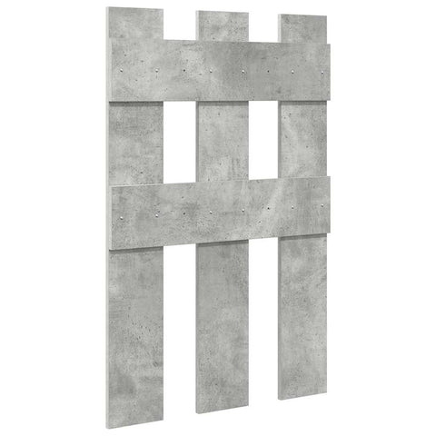 vidaXL Wall-Mounted Coat Rack Concrete grey Engineered wood