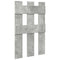 vidaXL Wall-Mounted Coat Rack Concrete grey Engineered wood
