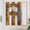 vidaXL Wall-Mounted Coat Rack Wall-mounted with Storage Smoked oak Engineered wood