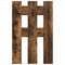 vidaXL Wall-Mounted Coat Rack Wall-mounted with Storage Smoked oak Engineered wood