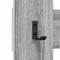 vidaXL Wall-Mounted Coat Rack Wall-mounted with Storage Grey sonoma Engineered wood