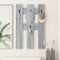vidaXL Wall-Mounted Coat Rack Wall-mounted with Storage Grey sonoma Engineered wood