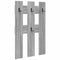vidaXL Wall-Mounted Coat Rack Wall-mounted with Storage Grey sonoma Engineered wood