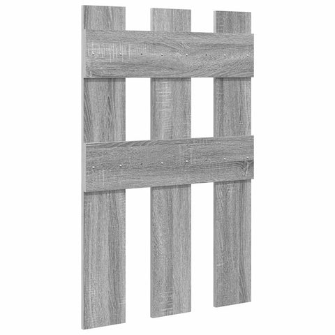 vidaXL Wall-Mounted Coat Rack Wall-mounted with Storage Grey sonoma Engineered wood