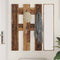 vidaXL Wall-Mounted Coat Rack Wall-mounted with Storage Old wood Engineered wood