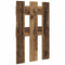 vidaXL Wall-Mounted Coat Rack Wall-mounted with Storage Old wood Engineered wood