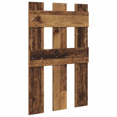 vidaXL Wall-Mounted Coat Rack Wall-mounted with Storage Old wood Engineered wood