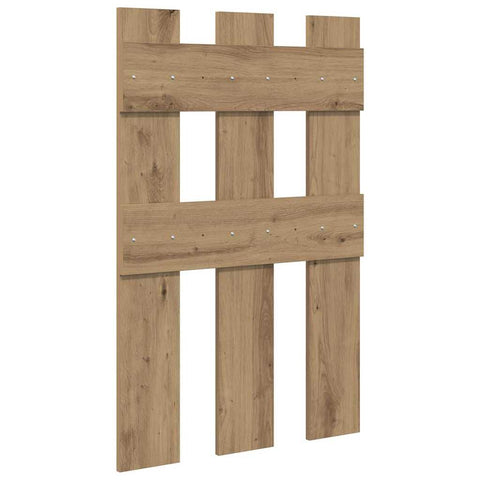 vidaXL Wall-Mounted Coat Rack Wall-mounted with Storage Artisan oak Engineered wood