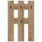 vidaXL Wall-Mounted Coat Rack Wall-mounted with Storage Artisan oak Engineered wood