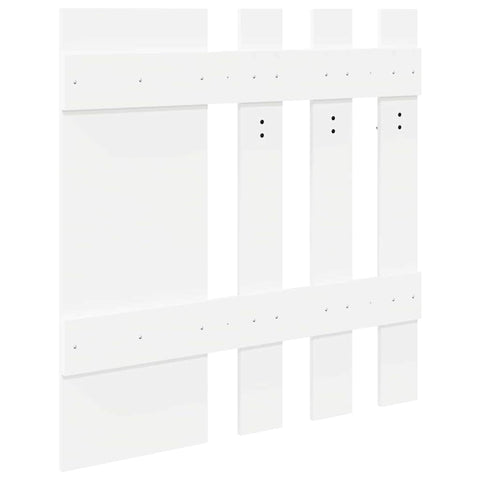 vidaXL Wall-Mounted Coat Rack White 100 x 10 x 100 cm Engineered wood