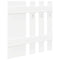 vidaXL Wall-Mounted Coat Rack White 100 x 10 x 100 cm Engineered wood