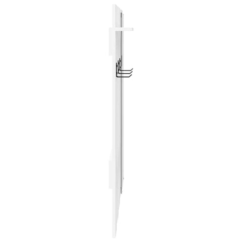 vidaXL Wall-Mounted Coat Rack White 100 x 10 x 100 cm Engineered wood