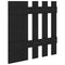 vidaXL Wall-Mounted Coat Rack Wall-mounted with Storage with Mirror Black oak 100 x 10 x 100 cm