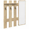 vidaXL Wall-Mounted Coat Rack Sonoma oak 100 x 10 x 100 cm