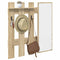 vidaXL Wall-Mounted Coat Rack Sonoma oak 100 x 10 x 100 cm