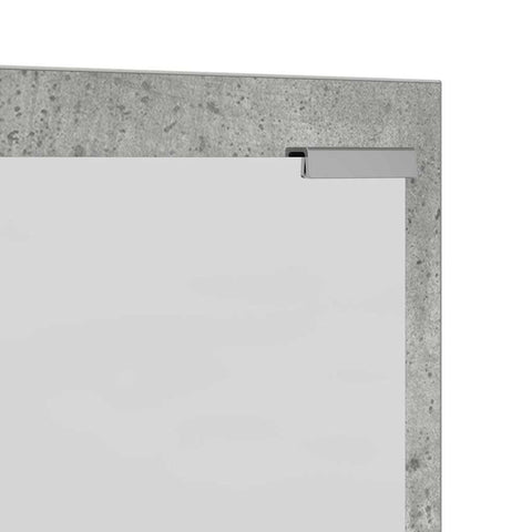 vidaXL Wall-Mounted Coat Rack Concrete grey 100 x 10 x 100 cm