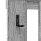 vidaXL Wall-Mounted Coat Rack Grey sonoma 100 x 10 x 100 cm