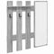 vidaXL Wall-Mounted Coat Rack Grey sonoma 100 x 10 x 100 cm