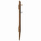 vidaXL Wall-Mounted Coat Rack Wall-mounted with Storage with Mirror Old wood 100 x 10 x 100 cm