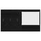 vidaXL Wall-Mounted Coat Rack with Shelf Wall-mounted with Storage with Mirror Black oak Engineered wood