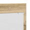 vidaXL Wall-Mounted Coat Rack with Shelf Wall-mounted with Storage with Mirror Sonoma oak Engineered wood