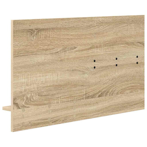 vidaXL Wall-Mounted Coat Rack with Shelf Wall-mounted with Storage with Mirror Sonoma oak Engineered wood