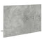 vidaXL Wall-Mounted Coat Rack with Shelf Concrete grey Engineered wood