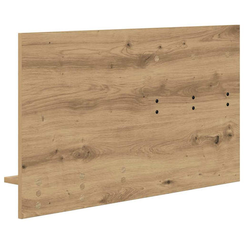 vidaXL Wall-Mounted Coat Rack with Shelf Wall-mounted with Storage with Mirror Artisan oak Engineered wood
