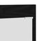 vidaXL Wall-Mounted Coat Rack with Shelf Wall-mounted with Storage with Mirror Black oak Engineered wood