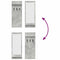 vidaXL Wall-Mounted Coat Rack with Shelf Concrete grey Engineered wood