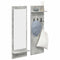 vidaXL Wall-Mounted Coat Rack with Shelf Concrete grey Engineered wood