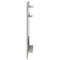 vidaXL Wall-Mounted Coat Rack with Shelf Concrete grey Engineered wood