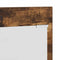vidaXL Wall-Mounted Coat Rack with Shelf Wall-mounted with Storage with Mirror Smoked oak Engineered wood
