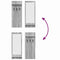 vidaXL Wall-Mounted Coat Rack with Shelf Wall-mounted with Storage with Mirror Grey sonoma Engineered wood