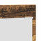 vidaXL Wall-Mounted Coat Rack with Shelf Wall-mounted with Storage with Mirror Old wood Engineered wood