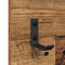 vidaXL Wall-Mounted Coat Rack with Shelf Wall-mounted with Storage with Mirror Old wood Engineered wood