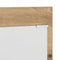 vidaXL Wall-Mounted Coat Rack with Shelf Wall-mounted with Storage with Mirror Artisan oak Engineered wood