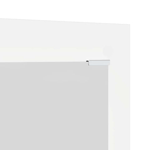 vidaXL Wall-Mounted Coat Rack Wall-mounted with Storage with Mirror White Engineered wood