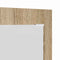 vidaXL Wall-Mounted Coat Rack Wall-mounted with Storage with Mirror Sonoma oak Engineered wood