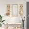 vidaXL Wall-Mounted Coat Rack Wall-mounted with Storage with Mirror Sonoma oak Engineered wood
