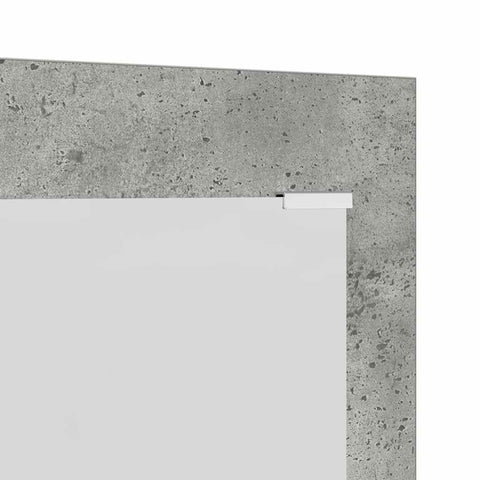vidaXL Wall-Mounted Coat Rack Concrete grey Engineered wood