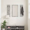 vidaXL Wall-Mounted Coat Rack Concrete grey Engineered wood