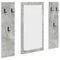 vidaXL Wall-Mounted Coat Rack Concrete grey Engineered wood
