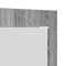 vidaXL Wall-Mounted Coat Rack Wall-mounted with Storage with Mirror Grey sonoma Engineered wood