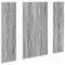 vidaXL Wall-Mounted Coat Rack Wall-mounted with Storage with Mirror Grey sonoma Engineered wood