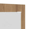 vidaXL Wall-Mounted Coat Rack Wall-mounted with Storage with Mirror Artisan oak Engineered wood
