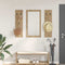 vidaXL Wall-Mounted Coat Rack Wall-mounted with Storage with Mirror Artisan oak Engineered wood