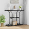 vidaXL Console Table Black oak 101 x 35 x 80.5 cm Engineered wood