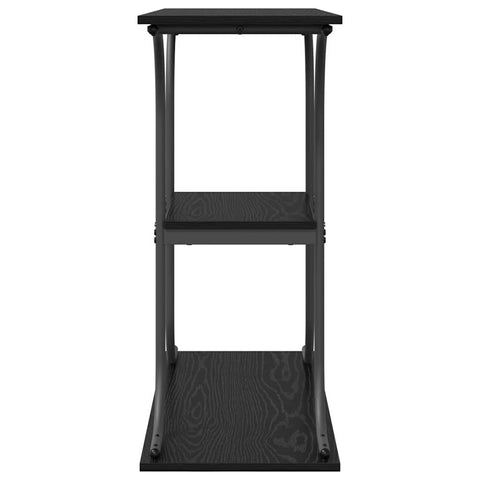 vidaXL Console Table Black oak 101 x 35 x 80.5 cm Engineered wood