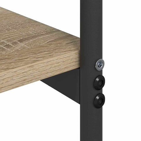 vidaXL Console Table Sonoma oak 101 x 35 x 80.5 cm Engineered wood